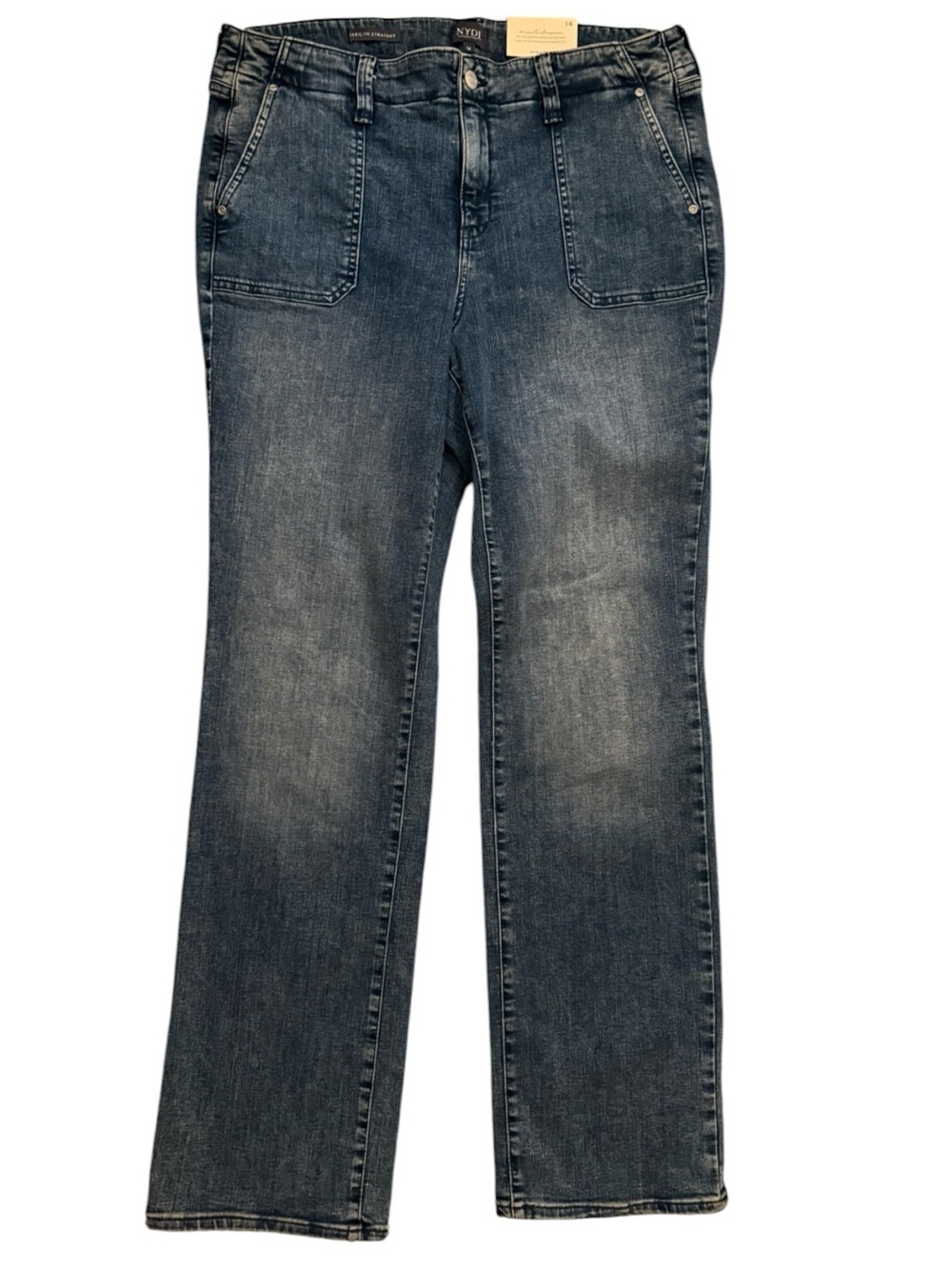 NWT NYDJ Marilyn Straight-Leg Denim Jeans - Picture 2 of 9